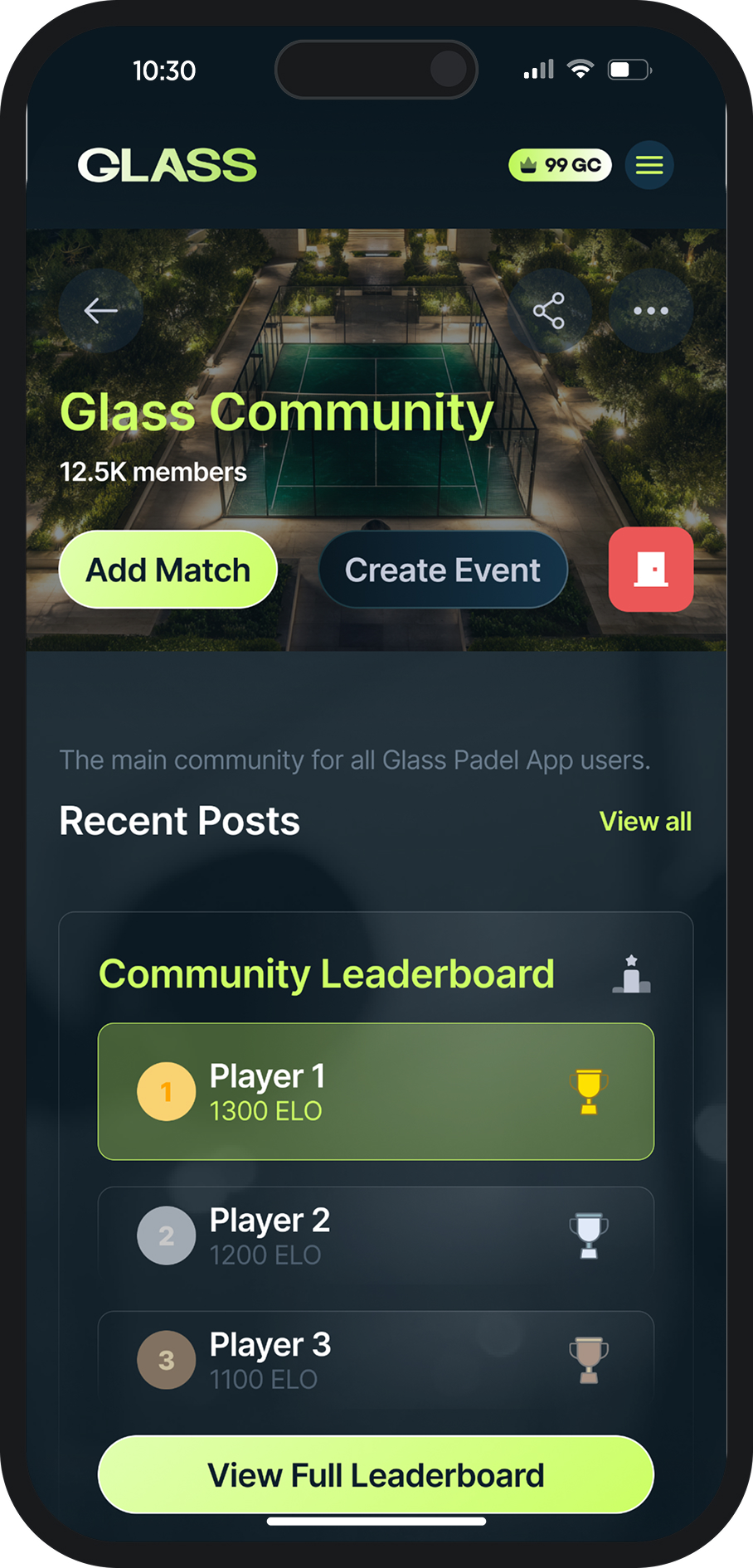 GLASS App Mockup 2