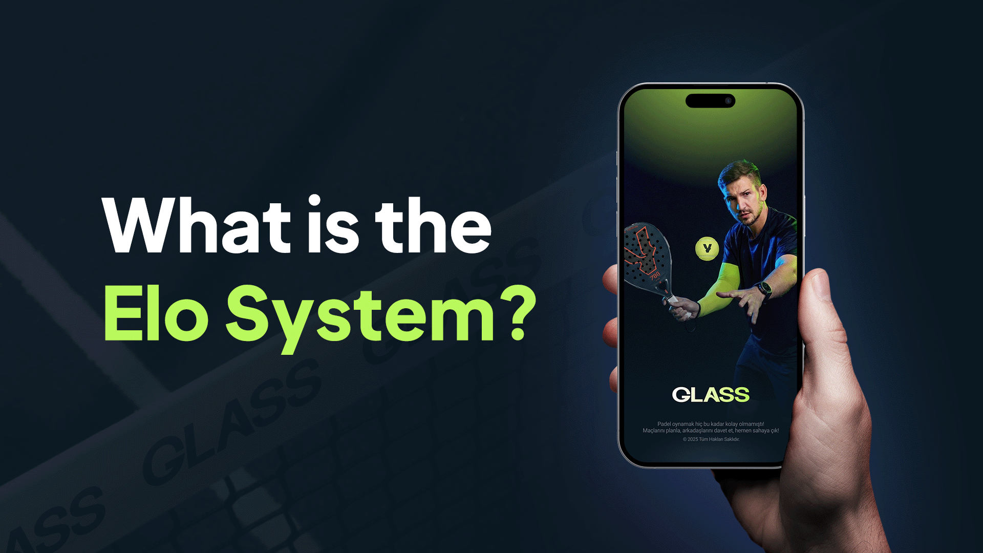 Padel’de ELO Sistemi Nedir? Glass Padel ELO ile Seviye Belirleme